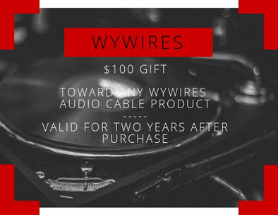 WyWires Gift Certificate $100